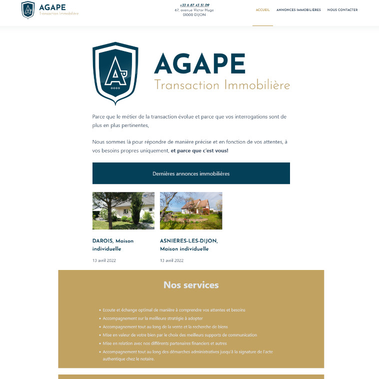 illustration site Agape Transaction Immobilière